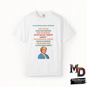According to Mrs. Doubtfire, Funny Mrs. Doubtfire Inspired Shirt, Unisex Graphic T-shirt - Perfect for Birthdays, Gifts, Christmas!
