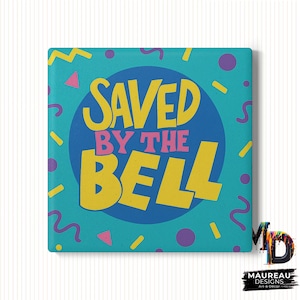 Saved By The Bell Keramikuntersetzer: 90er Jahre TV-Show
