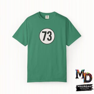 Sheldon Perfect Prime 73 Big Bang Theory Inspired Unisex Graphic T-shirt - Perfect for Birthdays, Gifts, Christmas!