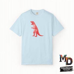 Red Dinosaur Sheldon Cooper/Big Bang Theory Inspired Unisex Graphic T-shirt - Perfect for Birthdays, Gifts, Christmas!