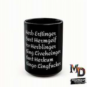 Moira Rose Mug: Schitt&#39;s Creek Inspired Black Ceramic Coffee Mug