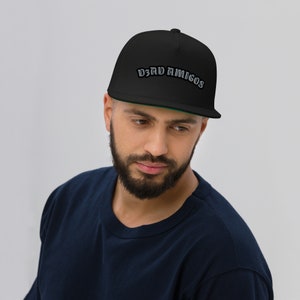 Geborduurde Flat Bill Cap van D3AD AMIGOS