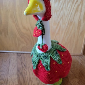 Strawberry Porch Goose Outfit