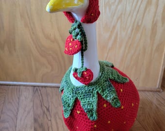 Strawberry Porch Goose Outfit