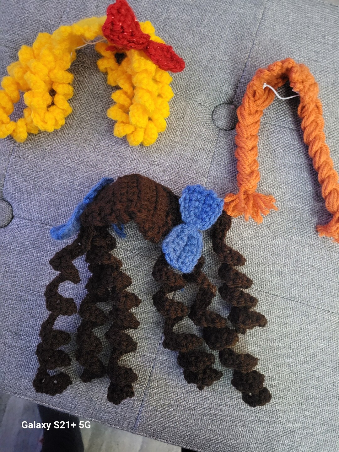 Set of Three Wigs for Porch Goose Etsy