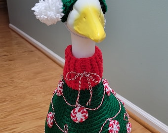Porch Goose Peppermint Sweater