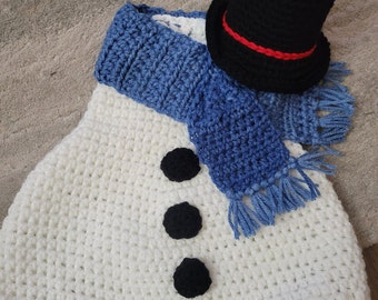 Porch Goose Snowman Outfit