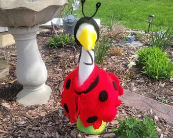 Ladybug Outfit for Porch Goose