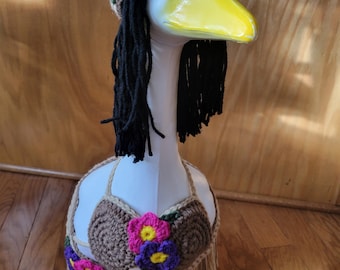 Luau Outfit for Porch Goose