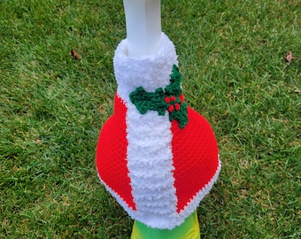 Mrs. Claus Porch Goose outfit