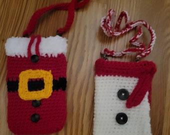 Winter Themed Phone Pouches