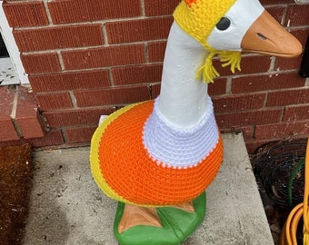 Porch Goose Candy Corn Outfit