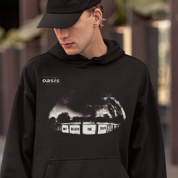 Oasis Dont Believe The Truth Hoodie, Oasis Hoodie Liam Gallagher Oasis Album Cover Hoodie Be Here Now The Masterplan