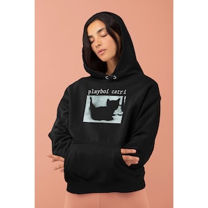 Playboi Carti - Sudaderas con capucha Black Cat - WLR Merch - Sudadera con capucha Opium - Sudadera con capucha Playboi Catri