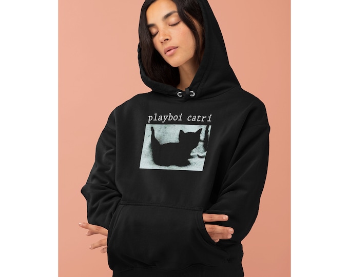 Playboi Carti - Black Cat Pullover Hoodies - WLR Merch - Opium Hoodie - Playboi Catri Hoodie