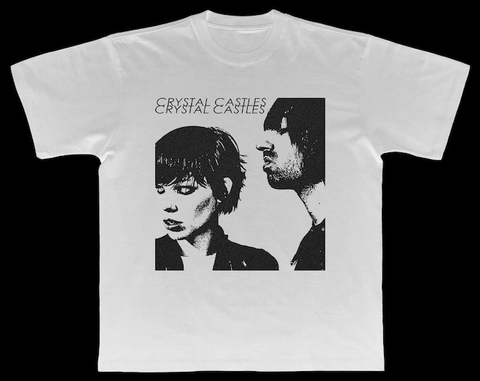 Crystal Castles T-Shirt - Crystal Castles Vintage T-Shirt - Alice Glass Ethan Kath T-Shirt - Crystal Castles Gift