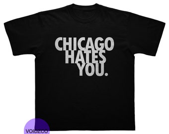 T-SHIRT CHIEF KEEF - Chicago vous déteste T-Shirt - Glo Gang Merch - Chemises Chief Keef