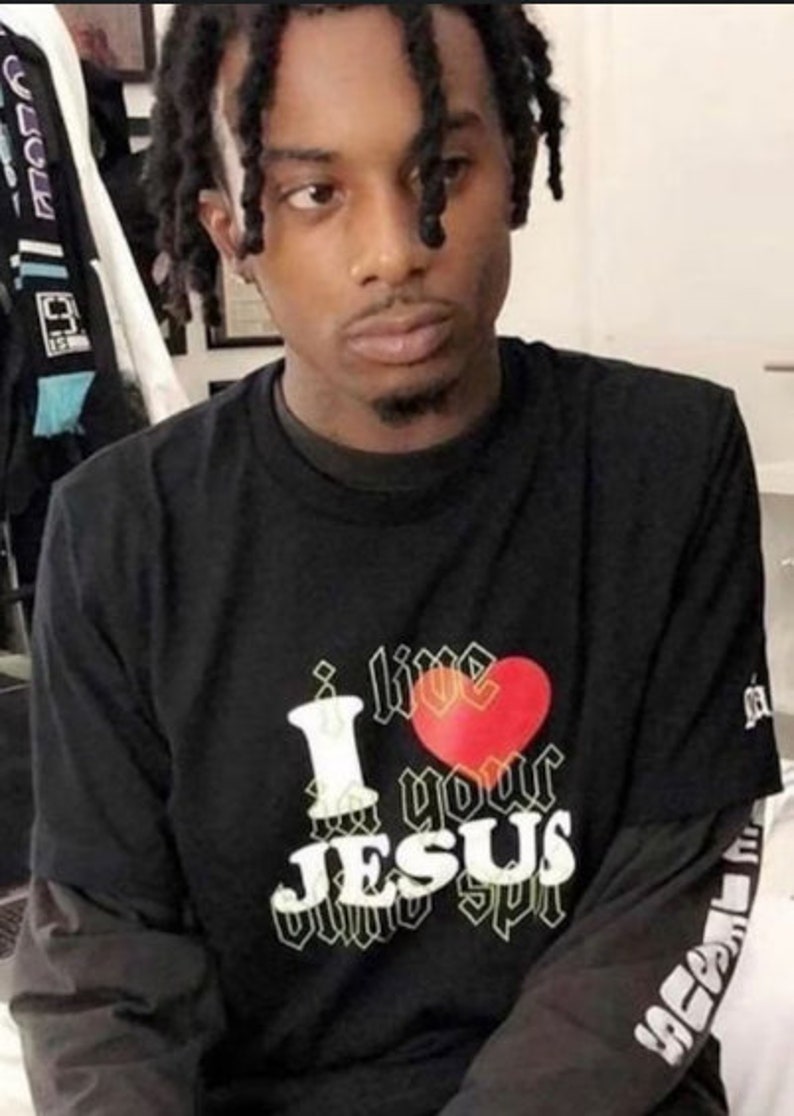 Playboi Carti I Love Ui Hate U I Love Jesus Tee I Live in Your Blind Spot Tee Playboi Carti I Love