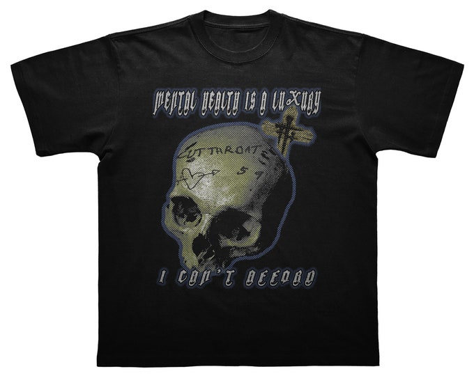 SuicideBoys T-Shirt - SuicideBoys Merch - G59 Tour Merch - Scrim T-Shirt - Ruby Da Chery T-Shirt - Mental Health Is A Luxury T-Shirt