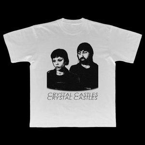 Crystal Cast T-Shirt - Crystal Castles Merch - Alice Glass Ethan Kath T-Shirt