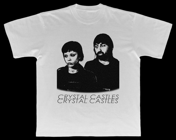 Crystal Cast T-Shirt - Crystal Castles Merch - Alice Glass Ethan Kath T-Shirt