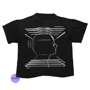 slowdive Tシャツ　L　souvlaki 黒 Slowdive Shirt , Slowdive Rock Band Unisex Shirt , Music