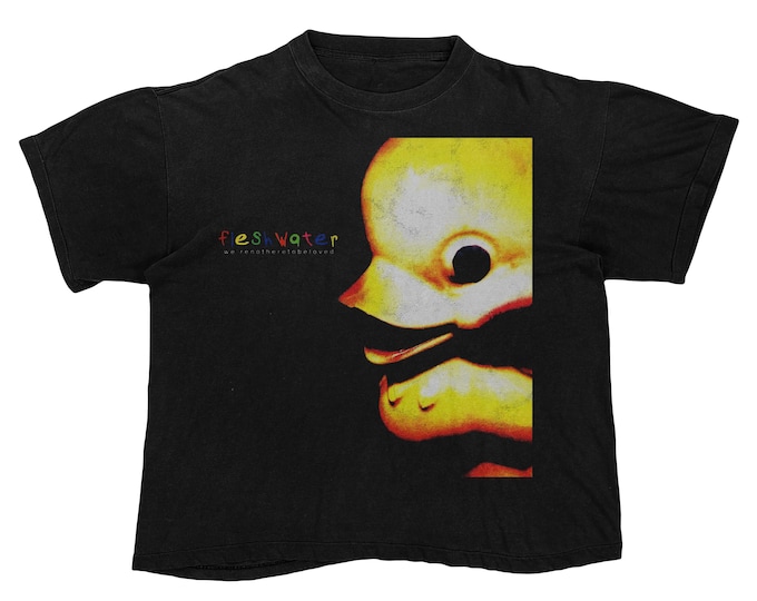 Fleshwater Band T-Shirt - We're Not Here To Be Loved T-Shirt - Kiss The Ladder - The Razor's Apple