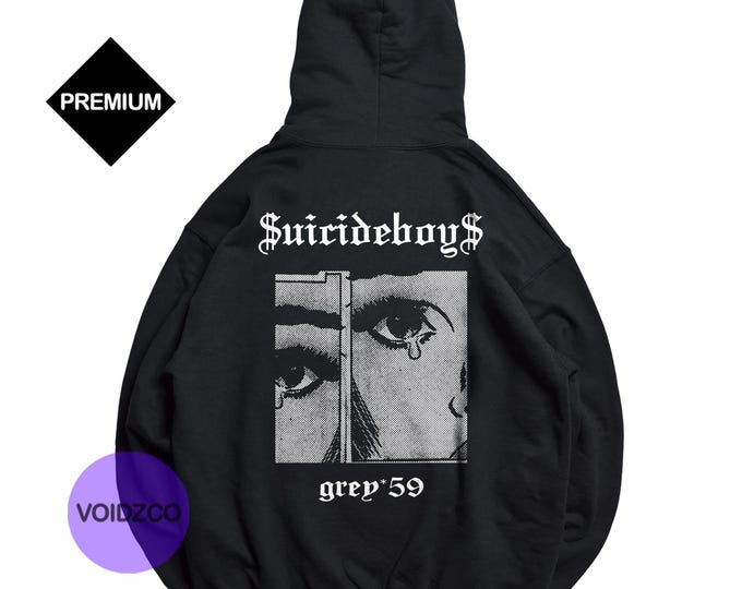 SuicideBoys Grey 59 Hoodie - SuicideBoys Unisex Hoodie - SuicideBoys Merch
