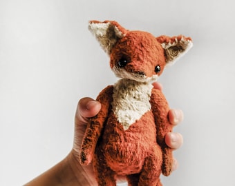 PDF Fox patterns, stuffed plush teddy bear