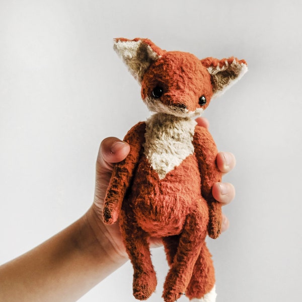 PDF Fox patterns, stuffed plush teddy bear
