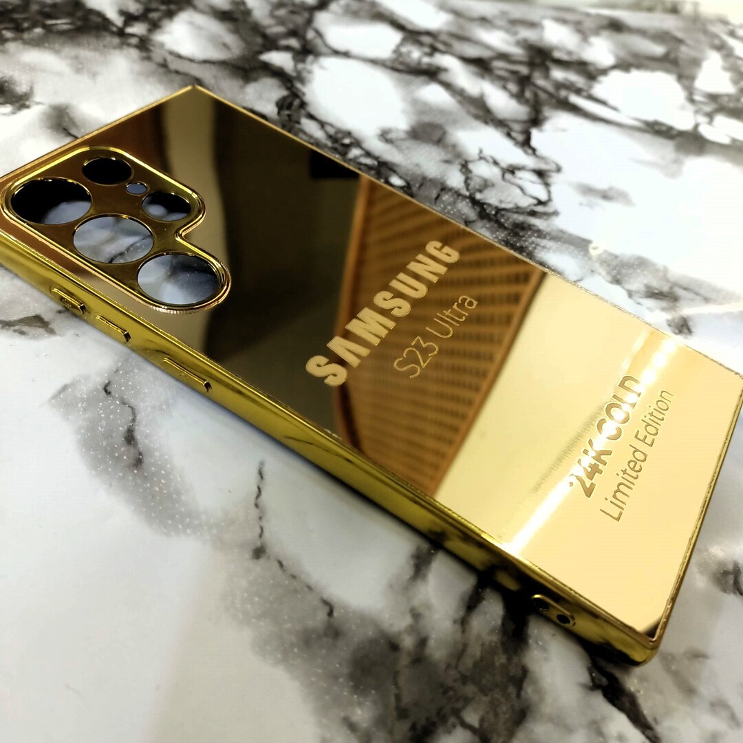 Gold Customizable Samsung Galaxy Case / Customizable Gold Samsung Case