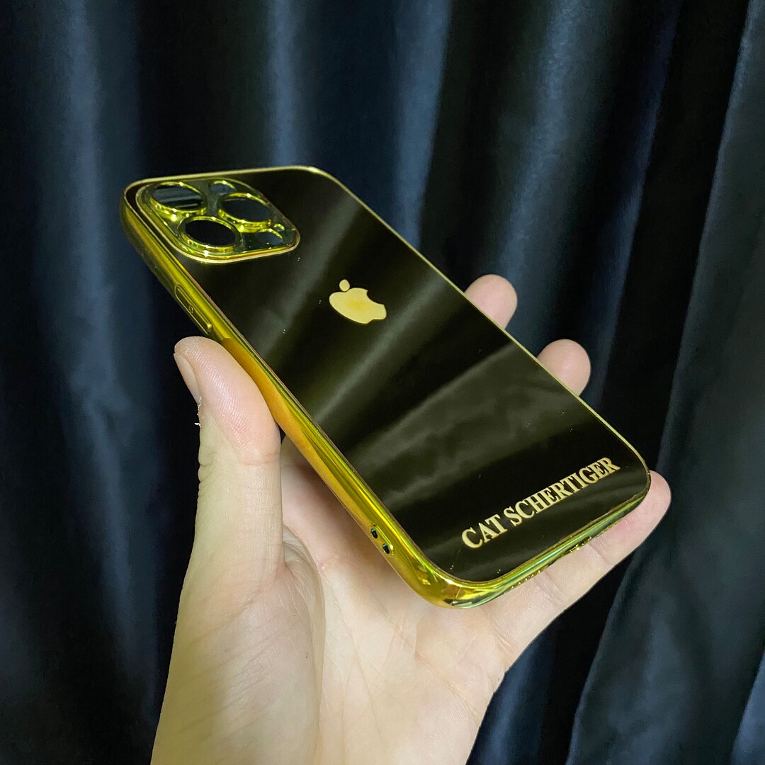 Gold Customizable iPhone Case / Customizable Gold iPhone Case / Gold