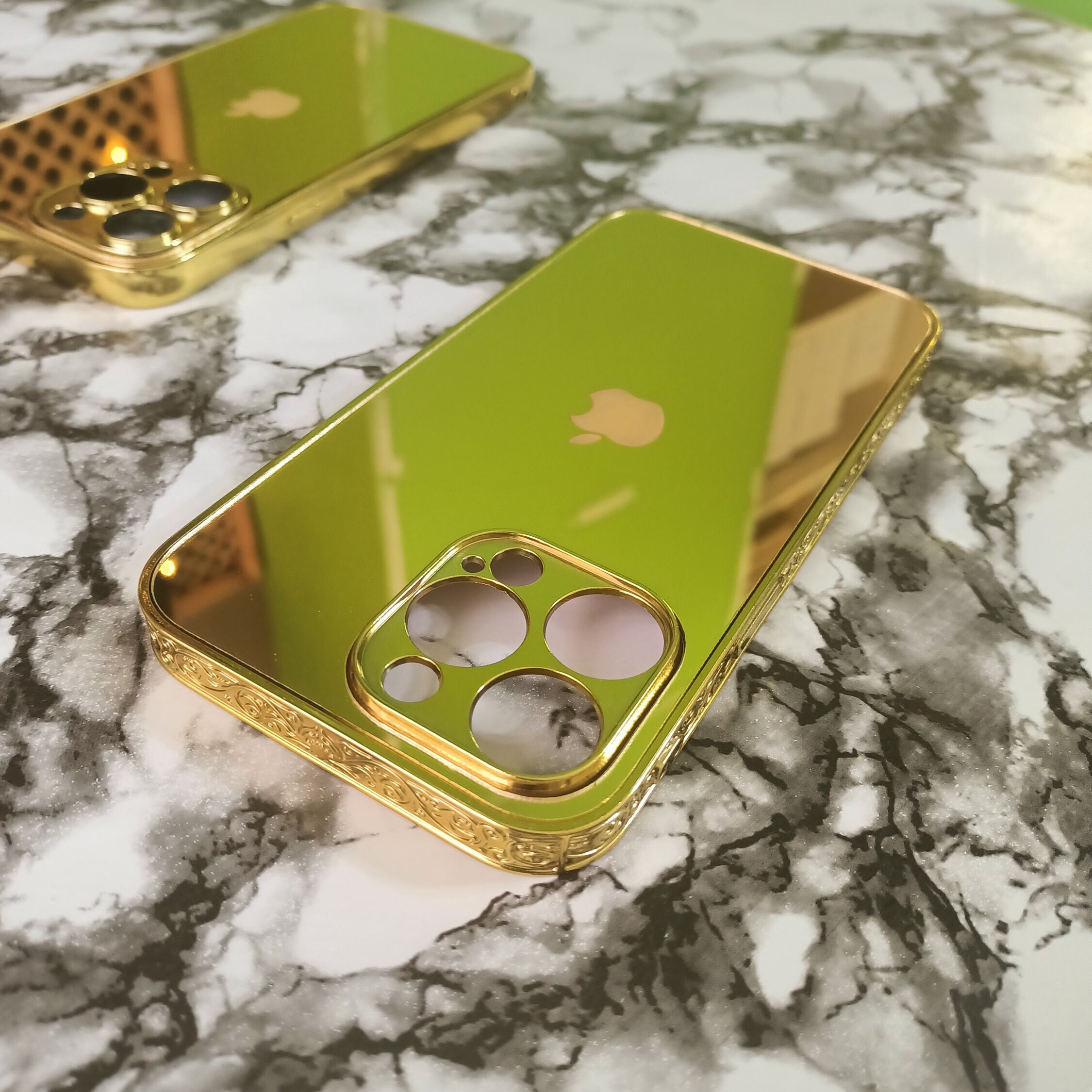 Gold Embroidered Customizable iPhone Case / Customizable Gold Etsy