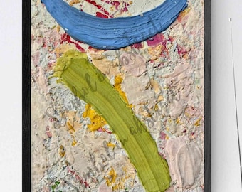 Colorful Abstract Art Print, Modern Wall Decor (Digital Download)