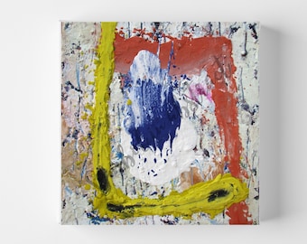 Abstract Painting Print, Modern Square Wall Art (Digital Download)