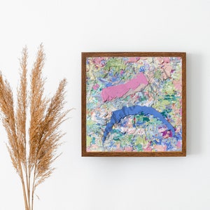 Wall art, Modern art, Square abstract art, Modern home decor, Living room abstract wall art, Abstract print, Digital print, Abstract, Home