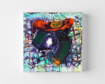 Square Abstract Wall Art, Modern Home Decor (Digital Print)