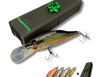 Angelköder mit Gravur | Personalisierte Angelköder | Angler Geschenk