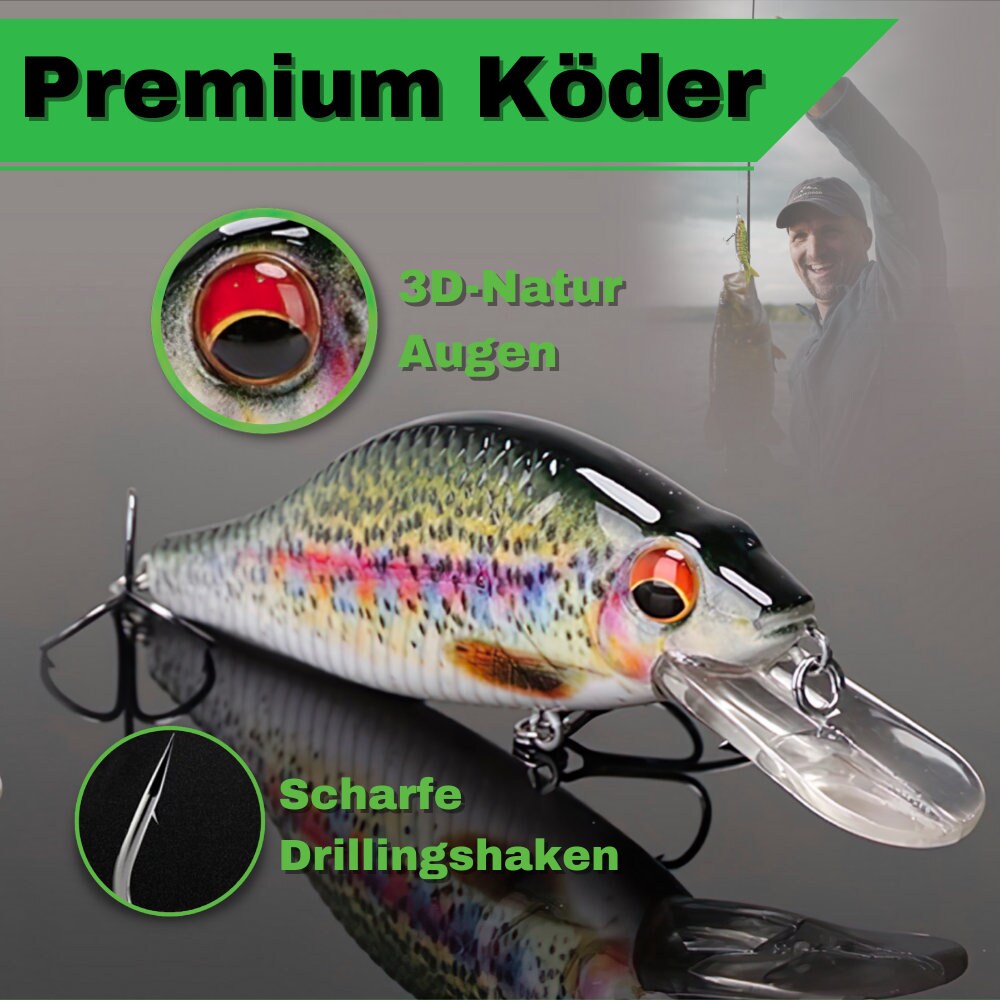 PRAEDO APEX Premium Fishing Lures With Engraving Personalized Fishing