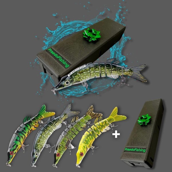 PRAEDO FORTUNA |Premium fishing lure with engraving| Personalized fishing lure|Premium fishing lure with engraving| Angler gift