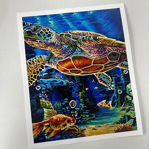 Stampa artistica Mondo sottomarino