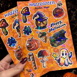 Halloween Sticker Blatt
