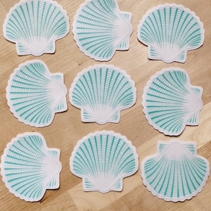 Shell Sticker | Ocean Shell Sticker | Beach Sticker