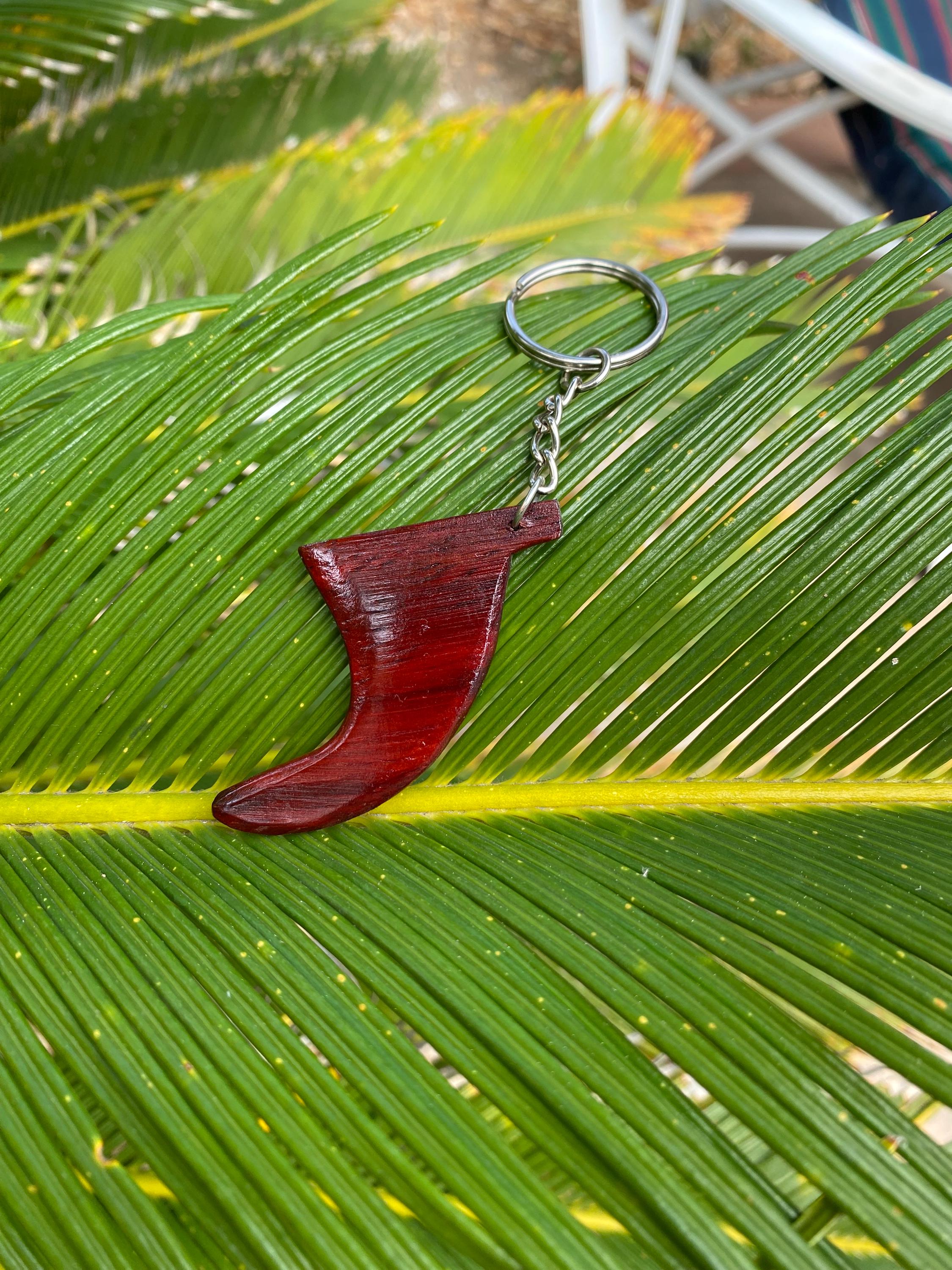 Keychain Fin Mini Surfboard Fin Keychain| Surfboard Fin | Wood Keychain | Beach ...