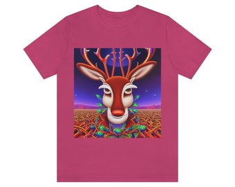 The Reindeer - Unisex Jersey Short Sleeve Tee