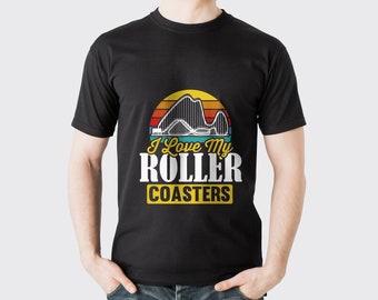 T-Shirt I Love my rollercoaster