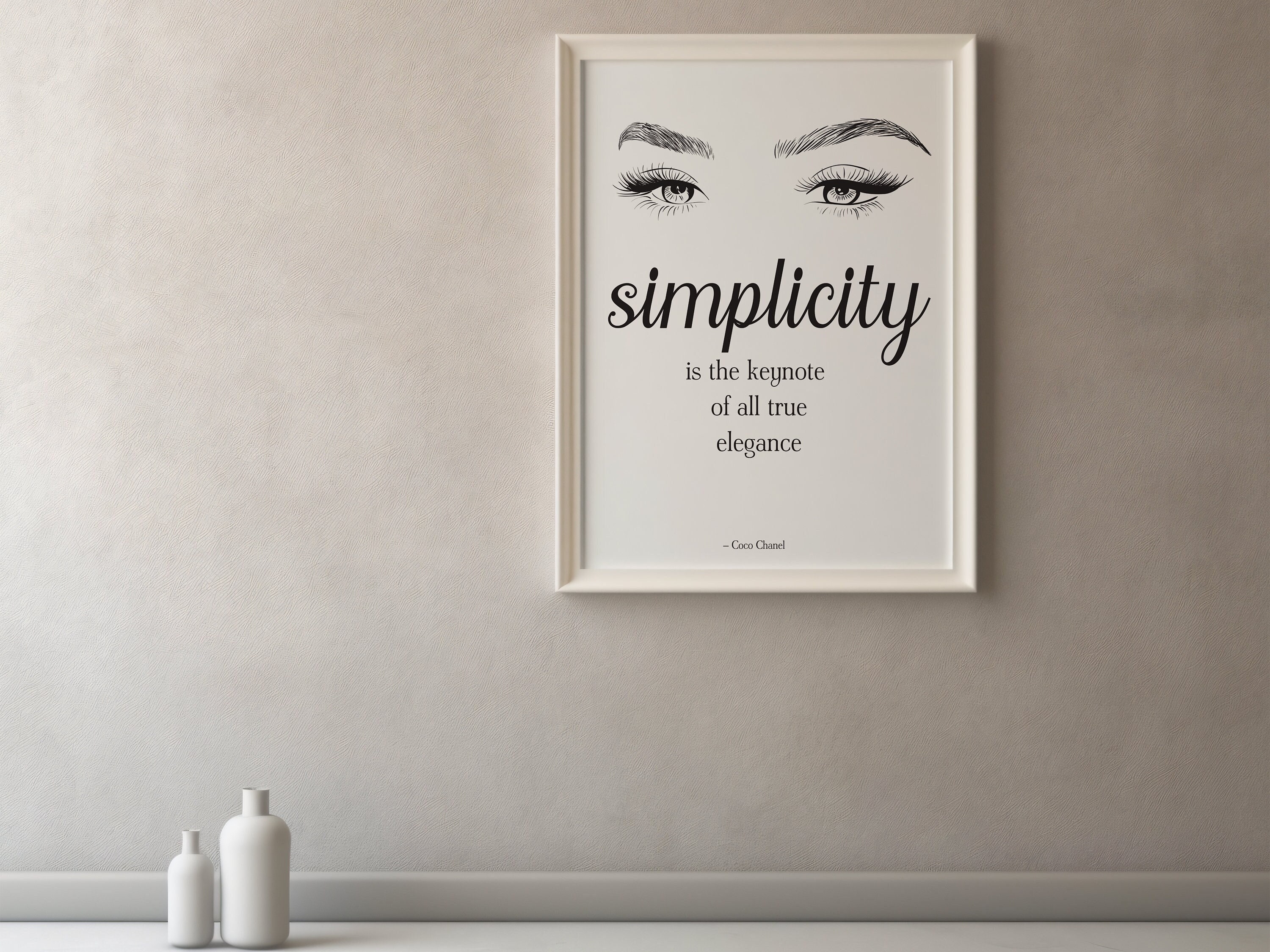 Coco Chanel Quote Simplicity Is Elegance Confident And Empowering