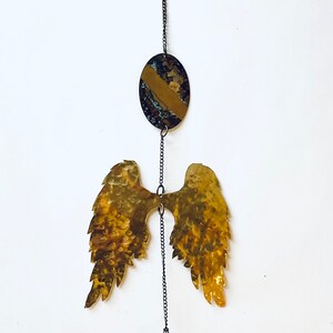 Guardian | Brass Suncatcher with Crystal Prism | Handmade Wall Hanging | Boho Wall Decor | Crystal Sun Catcher