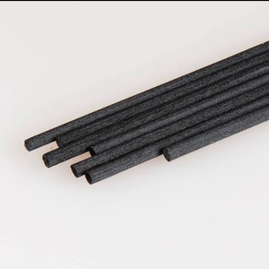 May include: A bundle of black diffuser sticks, used to scent a room with essential oils.