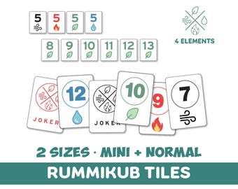 Fichas RUMMIKUB + Minifichas imprimibles en PDF